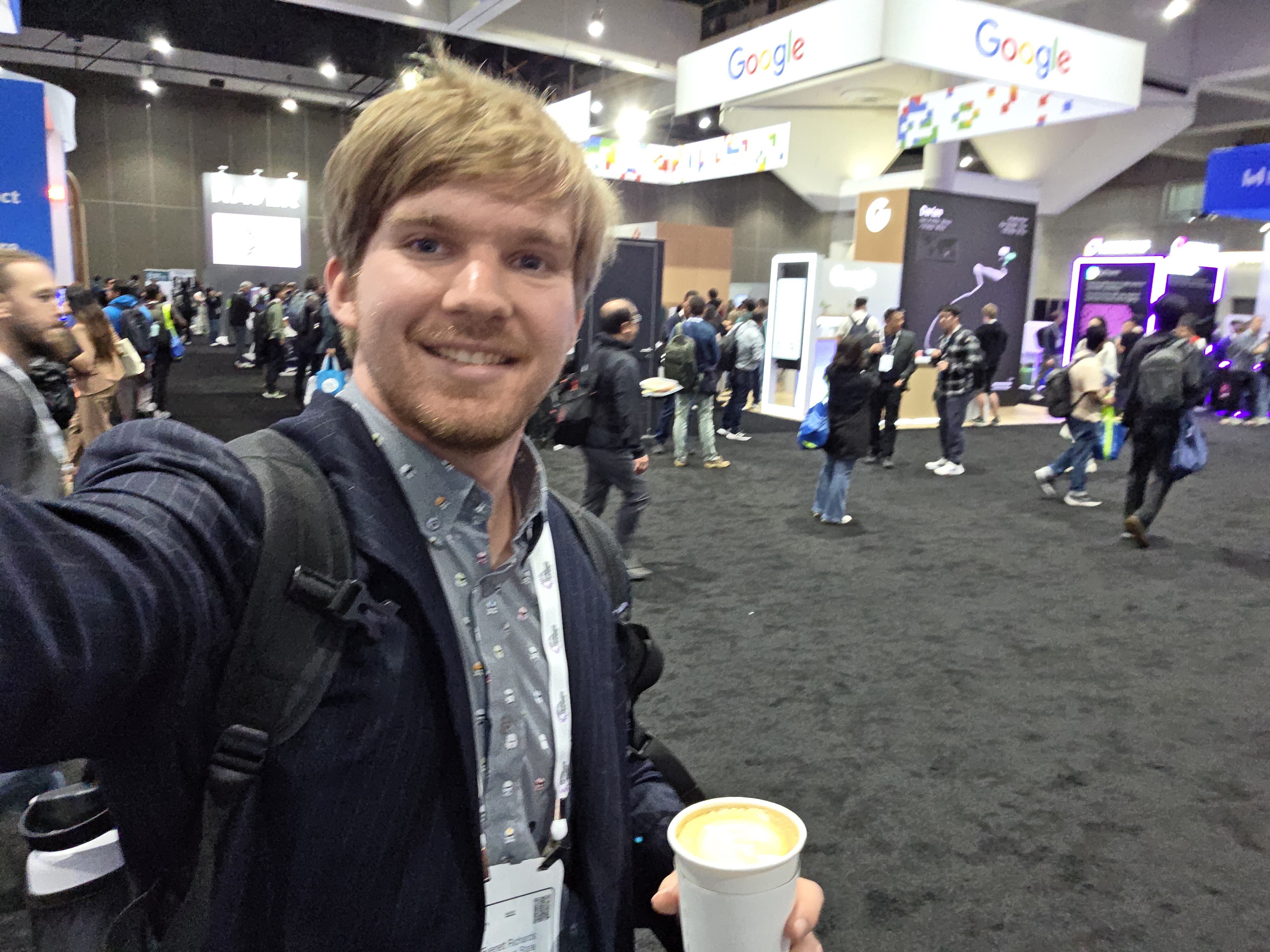 Everett presenting research